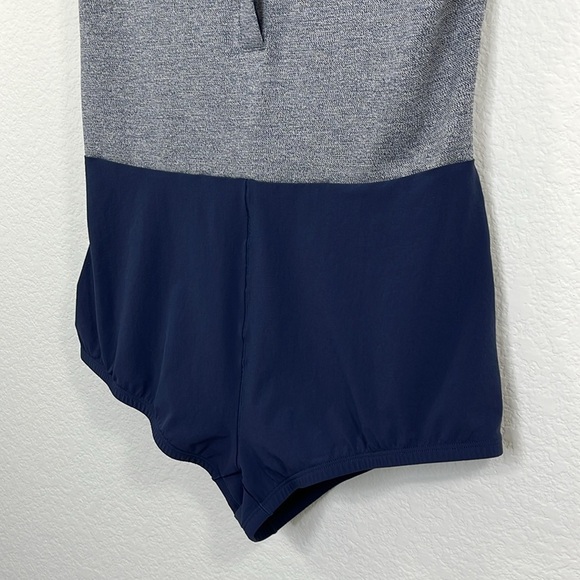 OV Outdoor Voices Polo Bodysuit‎ One piece Navy size Small - Picture 4 of 10